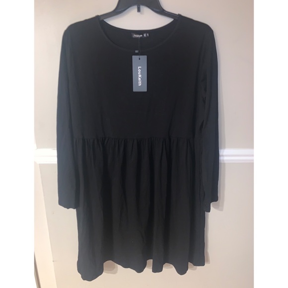 NWT black long sleeve dress size 20 - Picture 1 of 6
